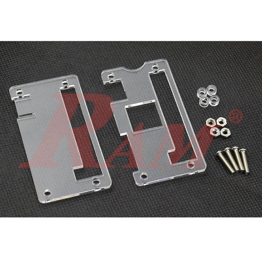 [BOX.RPI.ZERO] Enclosure For Raspberry Pi ZERO/ZERO W/ZERO W2 - Clear Case With Heat Sink