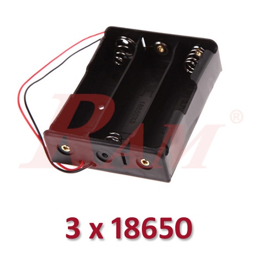 [BATTERY.HOLDER.18650X3] Battery Holder 3x18650