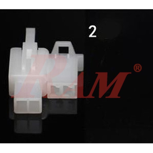 [MF.2.8MM.NYLON.2PIN] MF 2pin - 2.8mm Electrical Plug Connector Male & Female Nylon