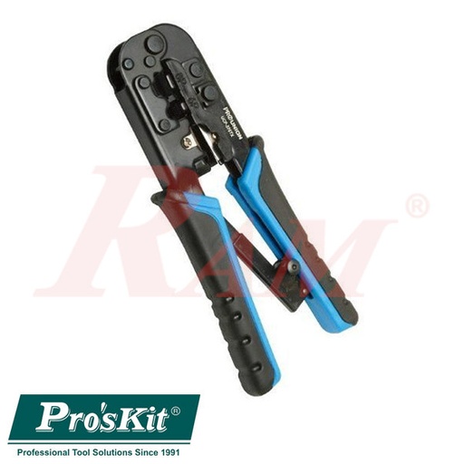 [UCP376TX.TELECOM.CRIMPING] Pro'sKit® UCP-376TX - 4P/6P/8P Telecom Network Crimping Tool