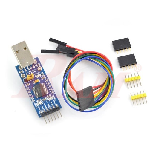 [KIT.FTDI.ORIGINAL] FTDI Original Chip Basic Breakout 5V/3.3V (USB to Serial TTL) - Waveshare Blue Board