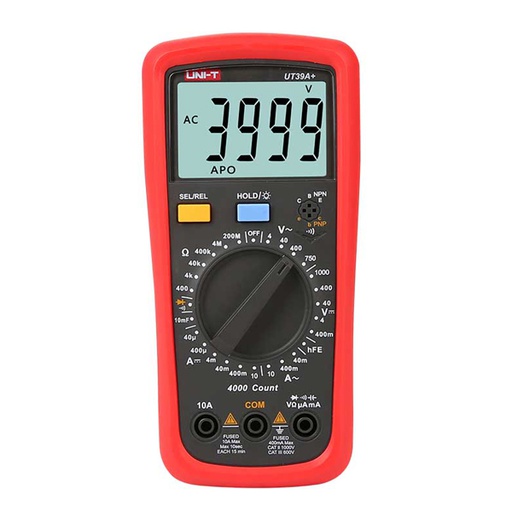 [AVO.UT39A+.UNIT] UT39A+ Digital Multimeter افوميتر قياس كهرباء مقومات مكثفات متعدد رقمي