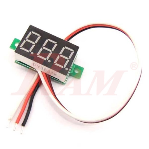 [PANEL.PCB.100V] Digital Panel Meter PCB 0 ~ 100Vdc Voltmeter عداد شاشة رقمية لقياس الجهد المستمر من 0 الى 100 فولت 