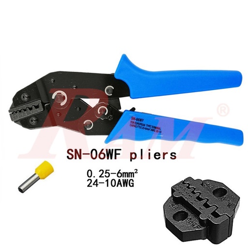 [SN.06WF.CRIMPING.TOOL] SN-06WF Wire Ferrules & End Sleeves Terminals Crimping Tool