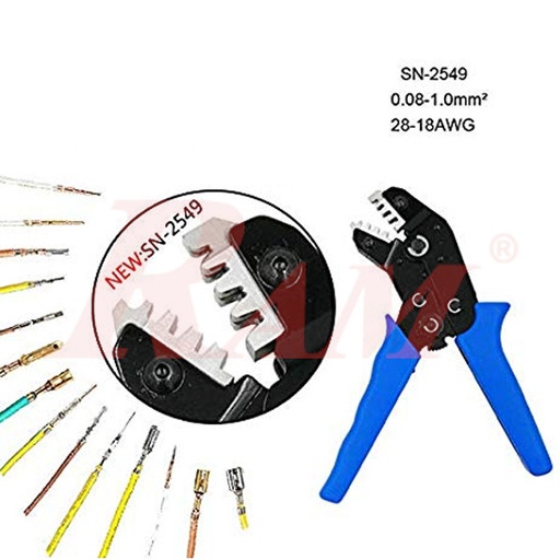 [SN.2549.CRIMPING.TOOL] SN-2549 Dupont 2.54, XH2.54 & JST Terminals Crimping Tool