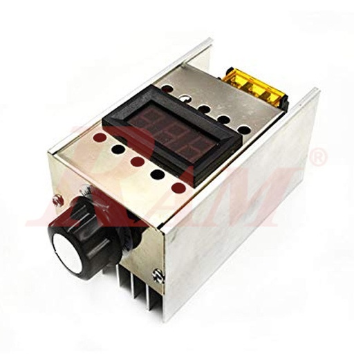 [KIT.DIMMER.220VAC.4000W] SCR Dimmer 4000W 220Vac Dimming Thermostat With Digital Display For Dimming Speed