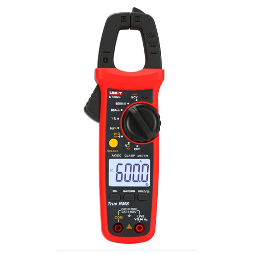 [AVO.UT204+.UNIT] UT204+ Digital Clamp Meter 600A (AC/DC)