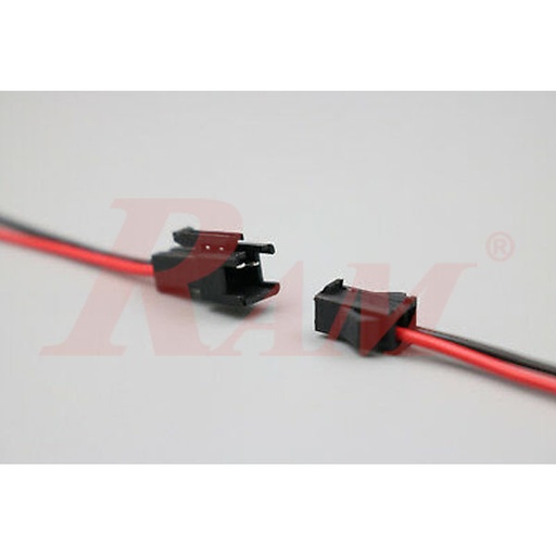[SM.22AWG.2PIN] SM.22AWG - 2 Pin Male + Female SM Cable Wire Plug Connectors