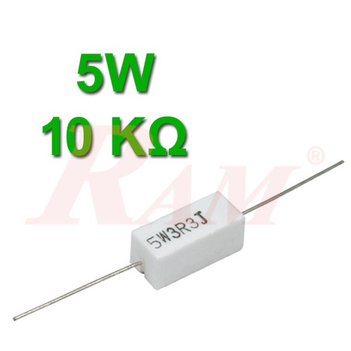 [5W.10K] Ceramic Power Resistor 5W / 10KΩ