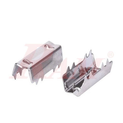 [GT2.CLAMP.01] GT2 Open Belt Clip For Open-End Timing Belts Crimp Style