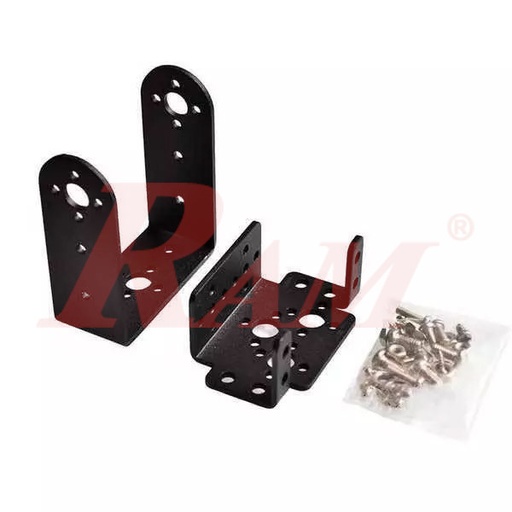 [SERVO.SET.MG] Servo Motor Mount Brackets Aluminum Set