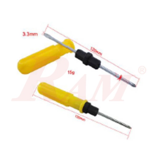 [SCREW.120] Screwdriver 3x120 mm 2-Way Screwdriver (Philips + Slotted)