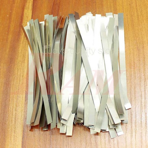[SPOT.WELDING.4MM] Nickel Plated Steel Strip 4x0.1mm For Lithium Battery Spot Welding - 100g/bag