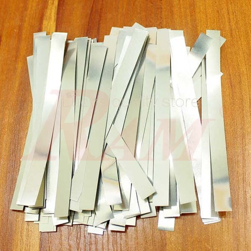[SPOT.WELDING.8MM] Nickel Plated Steel Strip 8x0.1mm For Lithium Battery Spot Welding - 100g/bag