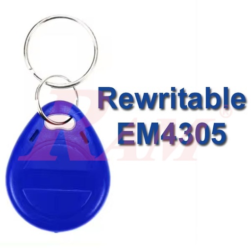[ACCESS.KEY.EM4305] Access Control Proximity Rewritable Key Chain EM4305 ماديلية اكسس شفرة قابلة للبرمجة