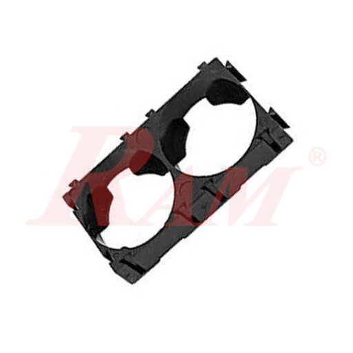[SHELL.2X.18650] Shell 1x2 Cell Spacer Holder 18650 Lithium Battery Plastic Rack