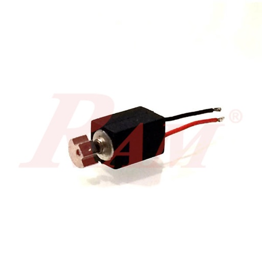 [VIBRATION.MOTOR.BLACK] Vibrating Micro Motor with Wire Leads (1.5V - 3V)