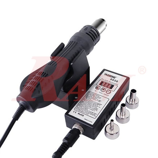 [HOT.AIR.8858] Portable Hot Air 8858 Automatic Soldering Station محطة لحام بالهواء الساخن هوت اير محمولة اوتوماتيك موديل 8858
