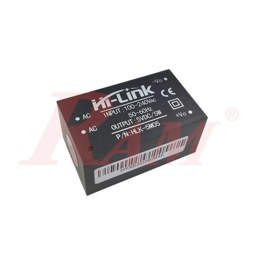 [AC.DC.HLK.5M05] AC-DC Module 5W 220Vac to 5Vdc (HLK-5M05)
