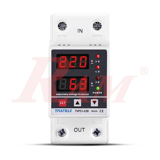 [TVPS63.63A.PROTECTOR] TVPS1-63B 1-Phase 63A V/A ac Protector