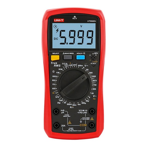 [AVO.UT890D+.UNIT] UT890D+ True RMS Digital Multimeter افوميتر قياس كهرباء مقومات مكثفات وتردد متعدد رقمي
