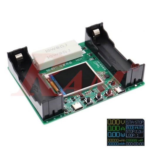 [KIT.Battery.Tester.MAh.MWh] CH-3.0 Battery Capacity Tester MAh MWh For Battery 18650