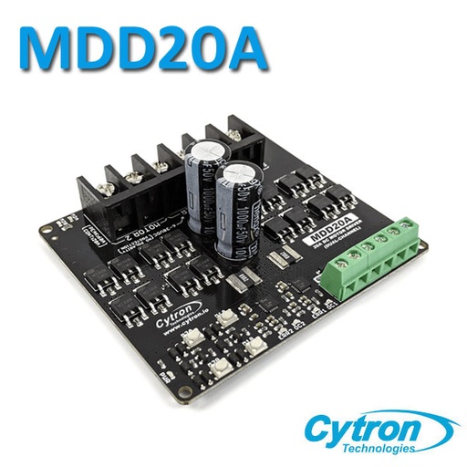 [MDD20A.CYTRON] MDD20A Cytron 20Amp 6V-30V DC Motor Driver (2 Channels)