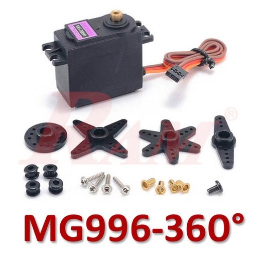 [SERVO.MG996.360] MG996R Servo Motor 360° 11 kg.cm Metal Gears
