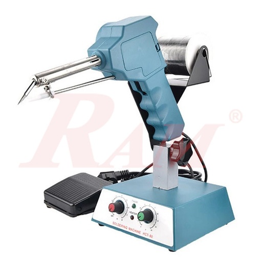 [HCT80.AUTO.SOLDERING] HCT-80 Automatic Tin Feeding Soldering Iron 80W - With Foot Pedal ماكوة لحام بتغذية قصدير اوتوماتيك 80 وات مع بدال قدم