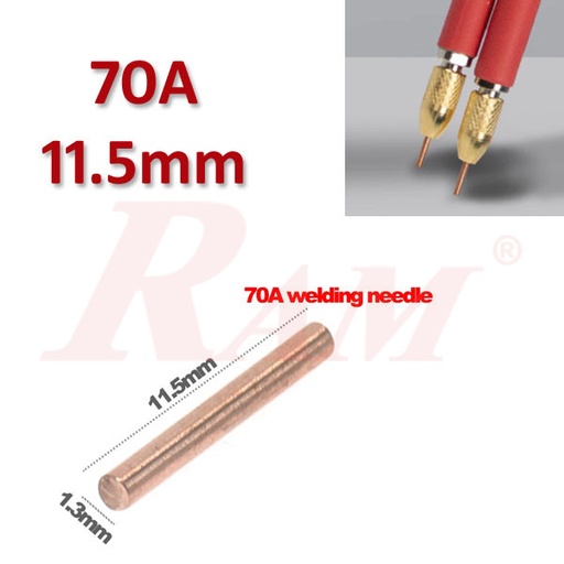[SPOT.801.70A.NEEDLE] SUNKKO® GLITTER 801 Welding Needle #70A (11.5mm) (Spare Part)