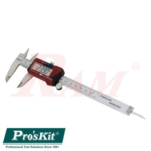 [PD151.VERNIER.150MM] Pro'sKit® PD-151 Electronic Caliper Digital Vernier Caliper - High Accuracy - Micrometer 150mm/6"  قدمة ورنية رقمية 150 مم ماركة بروزكيت