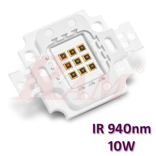 [IR.LED.10W.940NM] IR SMD LED 10W - Infrared High Power LED 940nm ليد اشعة تحت الحمراء - قدرة 10 واط
