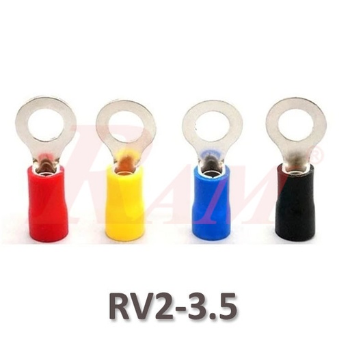 RV2-3.5 Insulated Ring Electrical Crimp Terminal Connector