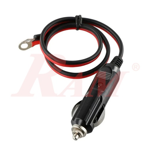 [WIRE.CAR.MALE.ENDLESS] Car Cigarette Lighter Male Plug Cable Connection