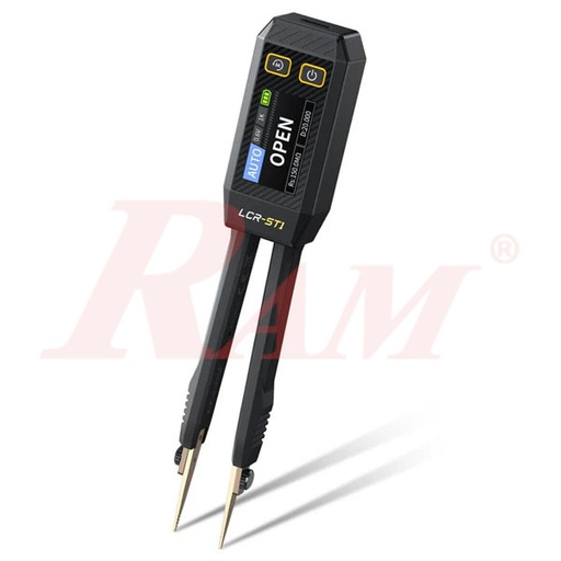 [AVO.LCR.ST1.FNIRSI] FNIRSI® LCR-ST1 Mini Smart Digital Tweezer LCR SMD ESR Tester ملقط ذكي ديجيتال ميني لقياس LCR وESR لمكونات SMD
