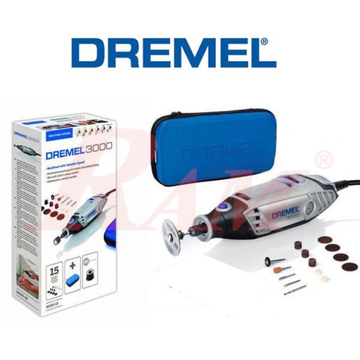 [DRILL.DREMEL.3000-15. F0133000JA] DREMEL® 3000 (3000-15) Drill & Grinding Multi-Tool - F0133000JA اداة متعددة الاستخدام للحفر والجلخ ماركة دريمل